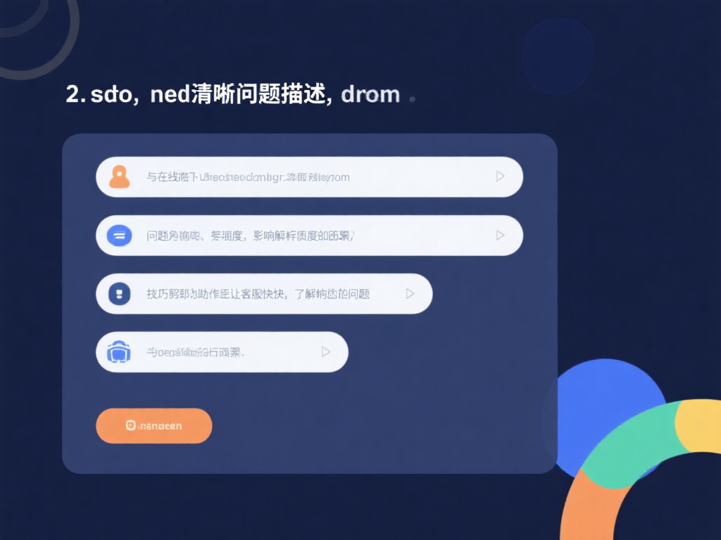 如何高效通过新利luck18官网在线客服解决问题 第二步:准备清晰的问题描述
与在线客服沟通时,问